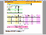 Screen Shot of the HF2 Chain for OSRAM SYLVANIA´S LED SIGNAGE CALCULATOR.