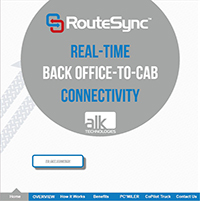 ALK RouteSync Demo Website.