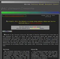 BAC - HTML Website - High contrast