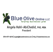Blue Olive Online Business Card